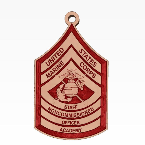 Officer Academy Wooden Ornament