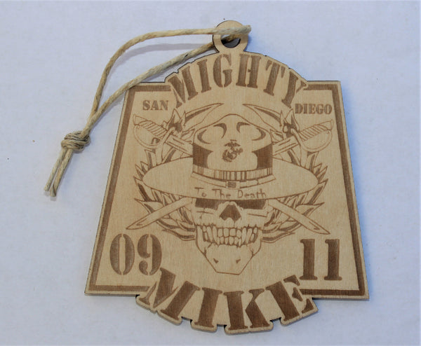 San Diego Boot Camp, Mike Company, Wooden Ornament